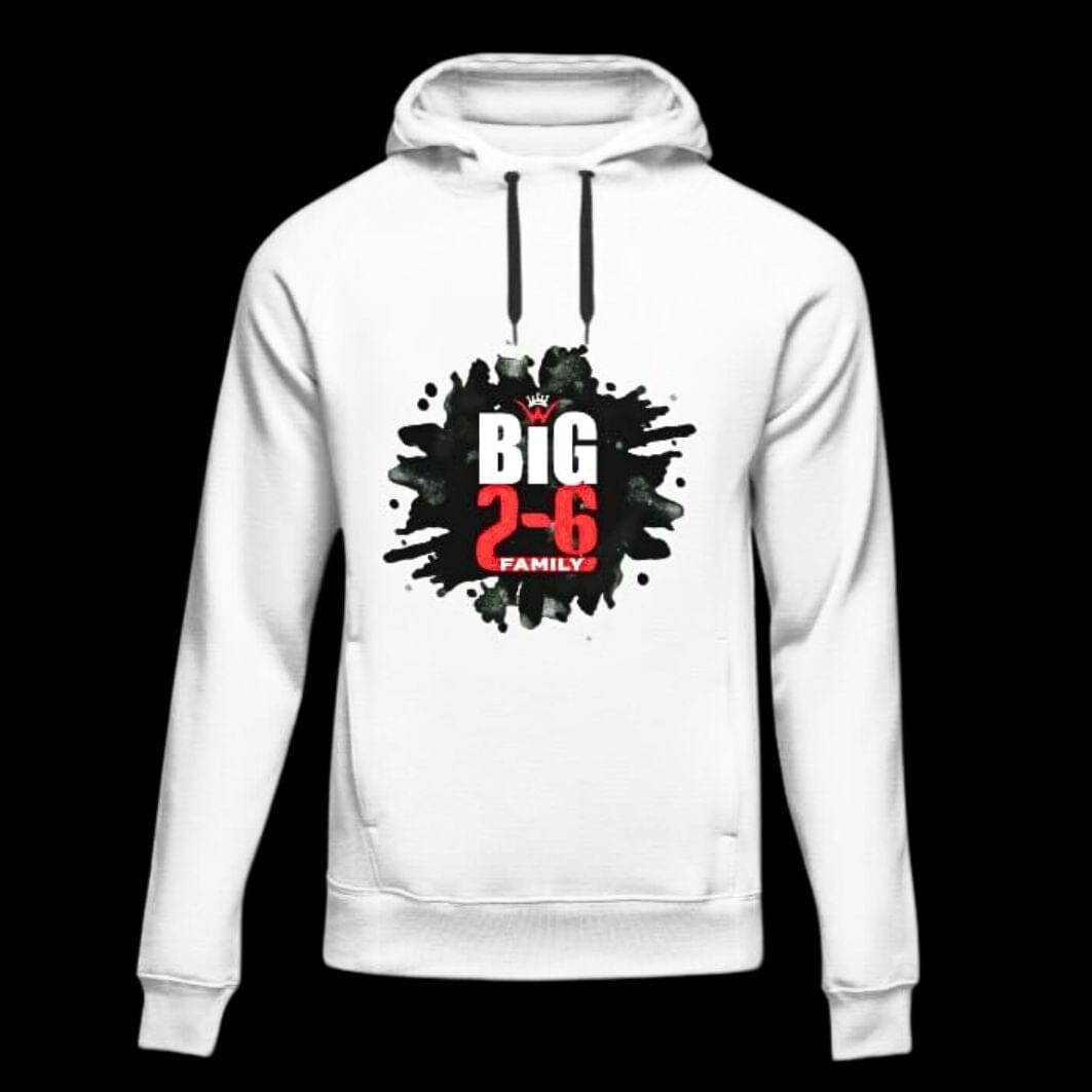 26 King Wavy Hoodie- Big Black Splash 26 King Wavy Merch, LLC White 