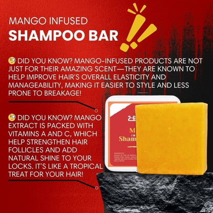 🔥PRE ORDER🔥Mango Shampoo Bar Wave Natural Products 2-6 King Wavy Merch 