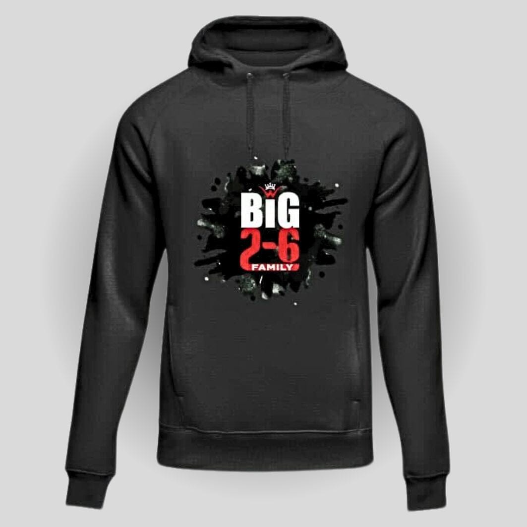 26 King Wavy Hoodie- Big Black Splash 26 King Wavy Merch, LLC Black 