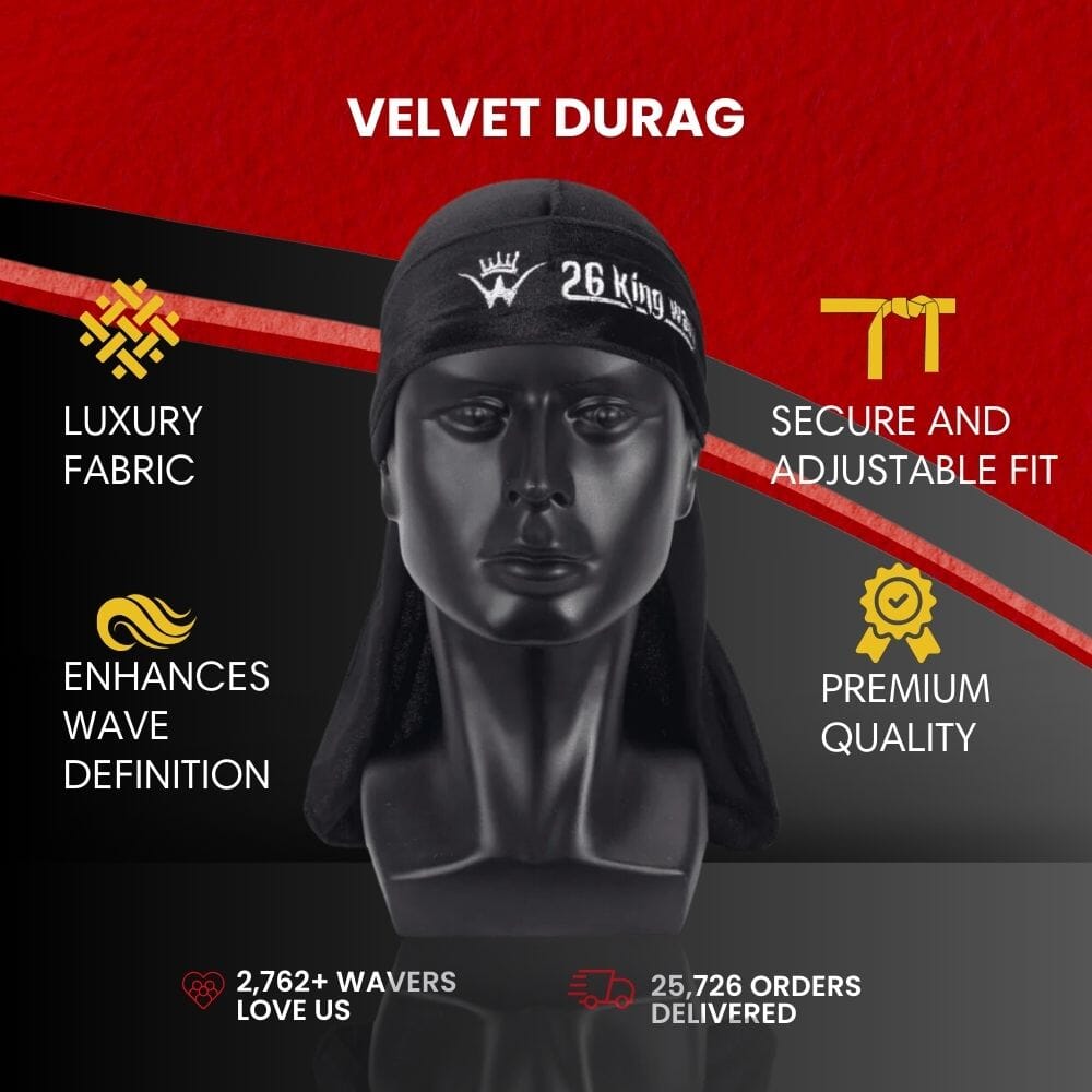 Velvet DuRag's Premium Quality [All Variants] Velvet DuRag 26 King Wavy Merch, LLC 