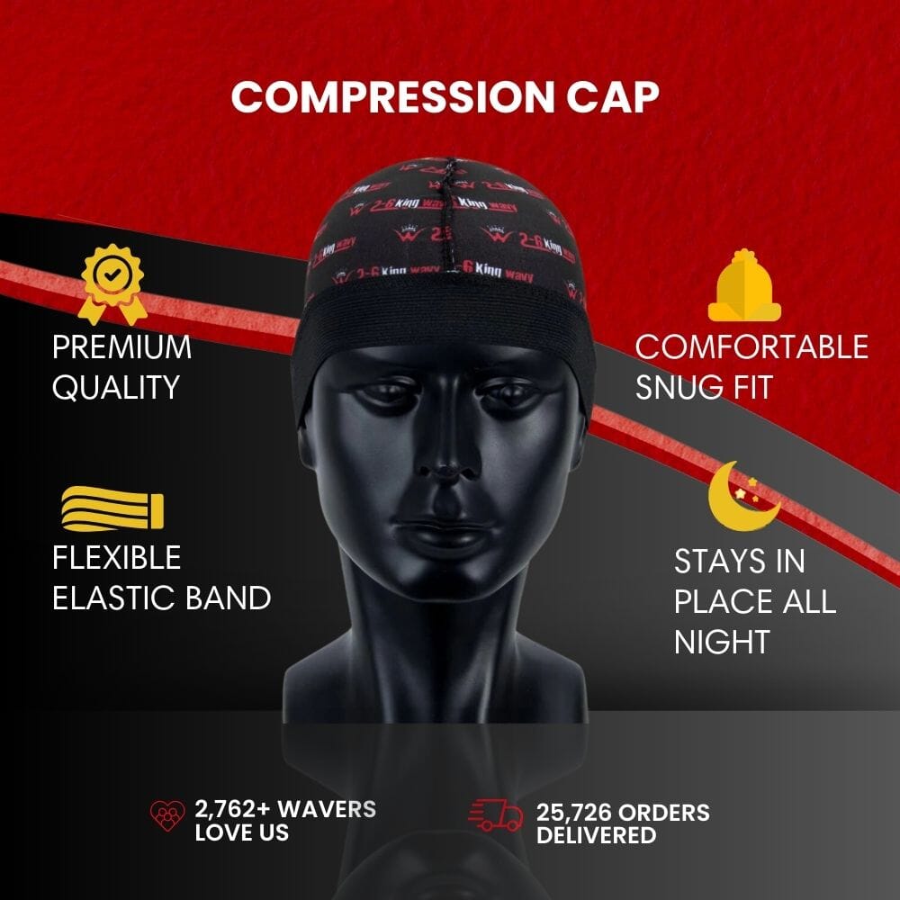 Compression Cap Premium Quality [All Variants] 2-6 Compression Cap 26 King Wavy Merch, LLC 