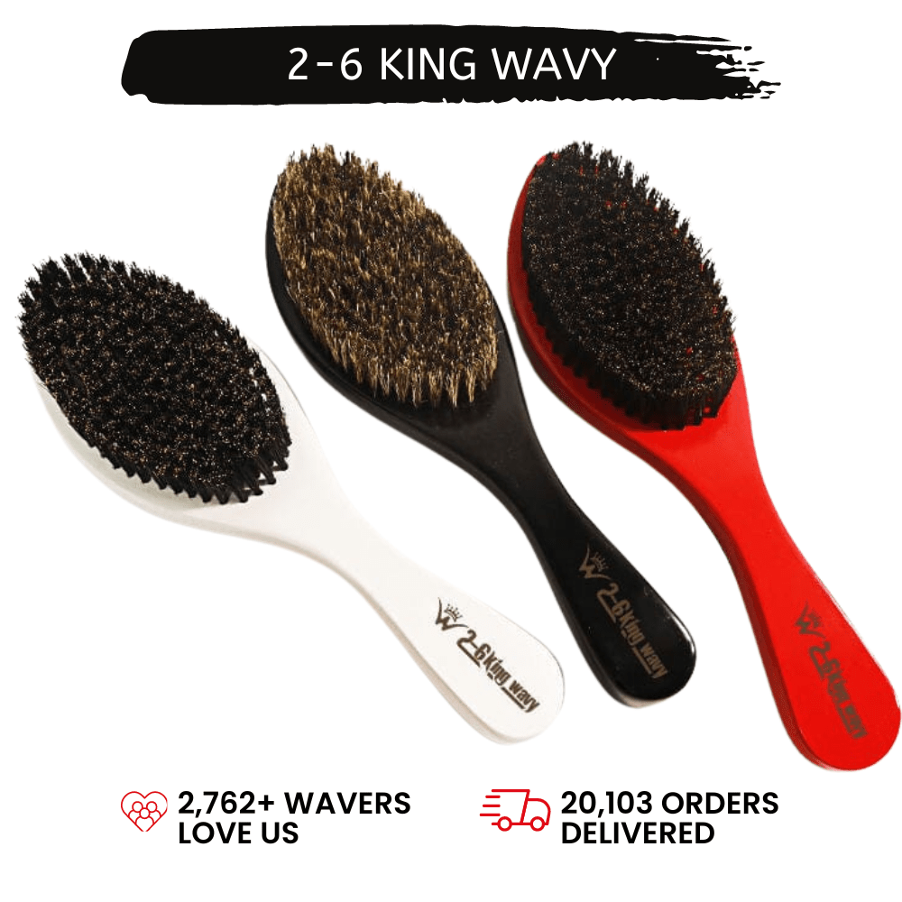 360 Wave Long Handle Curved Brush Premium Quality [All Variants] 26 King Wavy Merch, LLC 