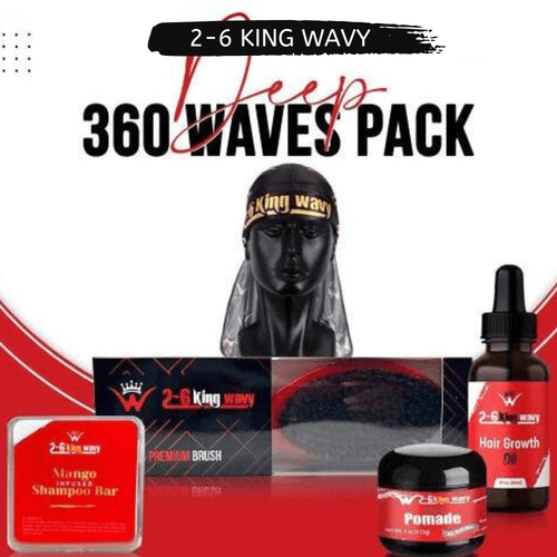 Get Deep Waves Bundle Kit - Premium Pack Wave Natural Products - Kit 26 King Wavy Merch, LLC 