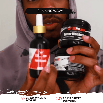 2-6 King Wavy Product Junkie Pack - Natural Hair Care Essentials Wave Natural Products - Kit 26 King Wavy Merch, LLC 