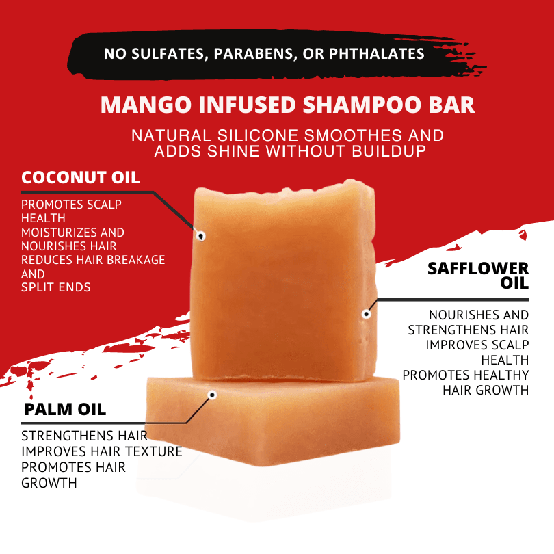 shampoo bars without palm oil or coconut oil Mango Shampoo Bar Soap