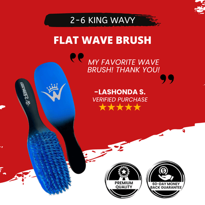 Flat Wave Brush 7 Row Premium Quality [All Variants] Flat Wave Brush 26kingwavymerch 
