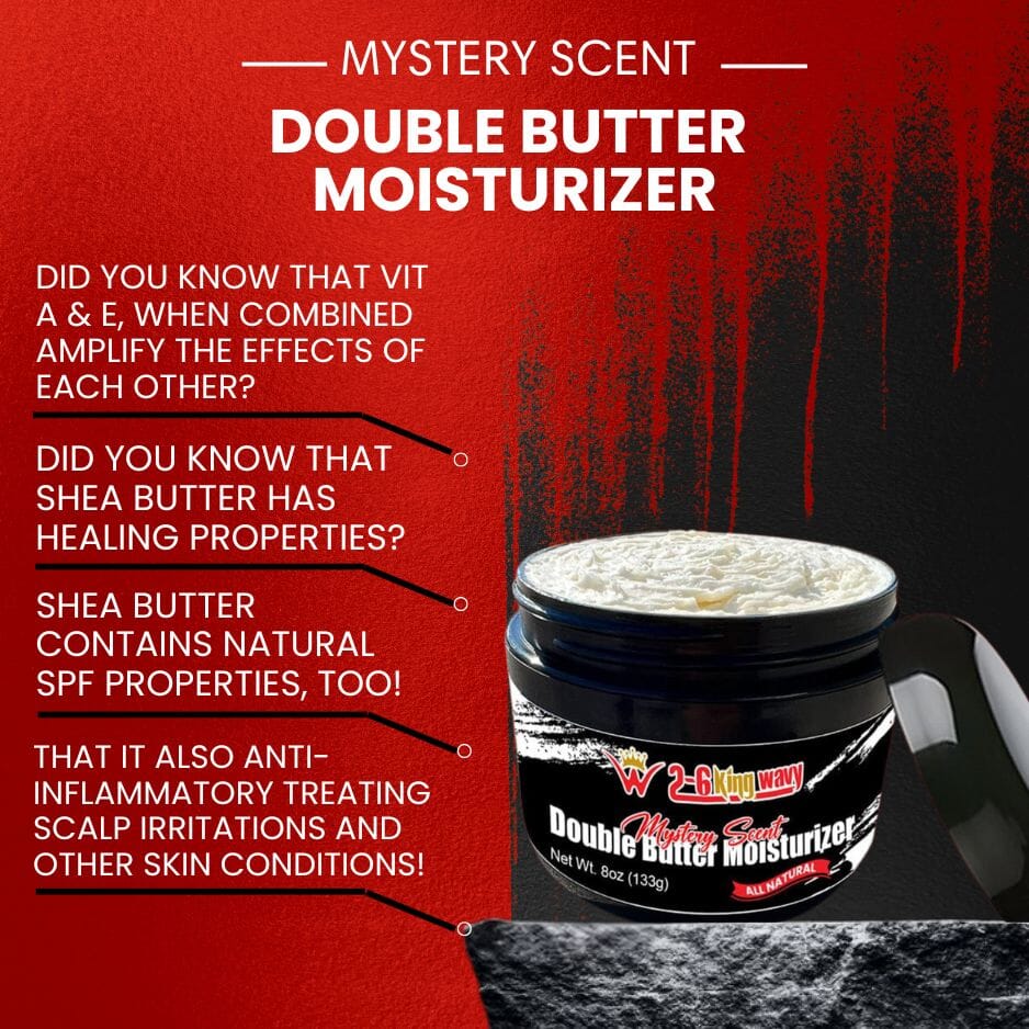 (NEW) Double Butter Moisturizer 8oz (Available Every 26th Day of the month! Only make 50) Wave Natural Products 26 King Wavy Merch, LLC 