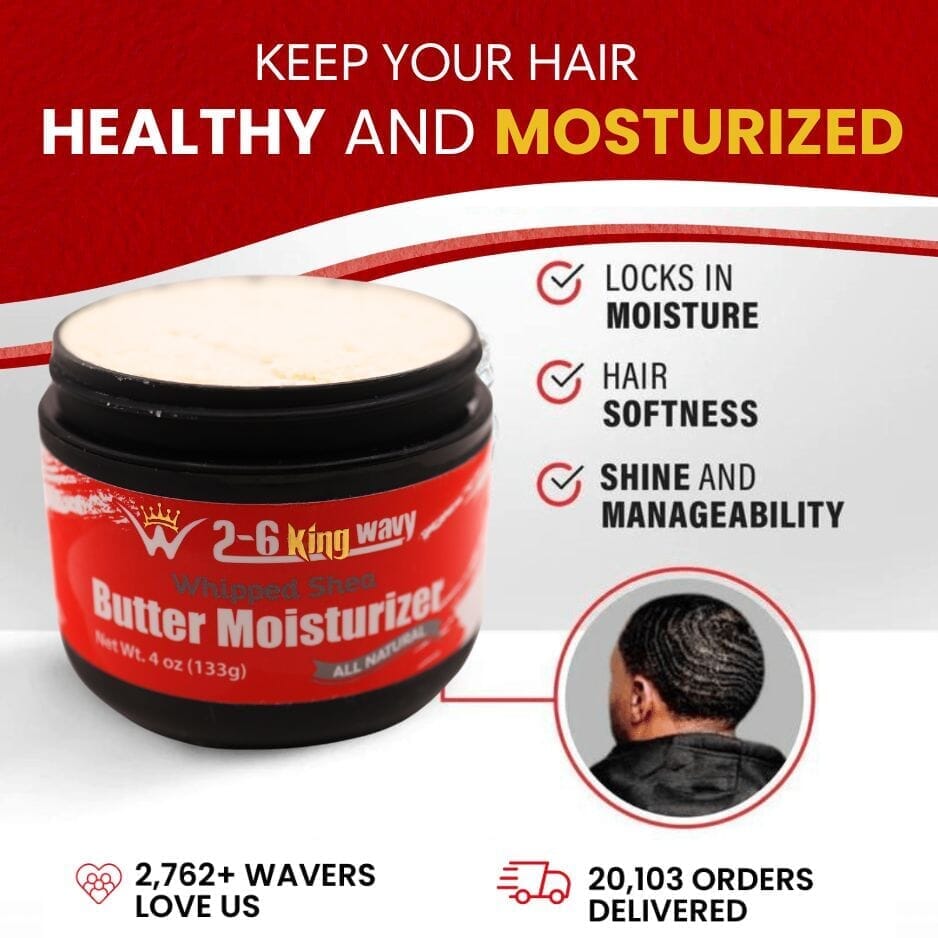 Whipped Shea Butter Hair Moisturizer Wave Natural Products 26 King Wavy Merch, LLC 