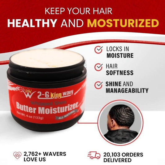 Whipped Shea Butter Hair Moisturizer Wave Natural Products 26 King Wavy Merch, LLC 