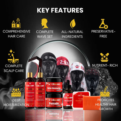 Ultimate 2-6 King Wavy Elite Pack Premium Quality Wave Natural Products 26 King Wavy Merch, LLC 