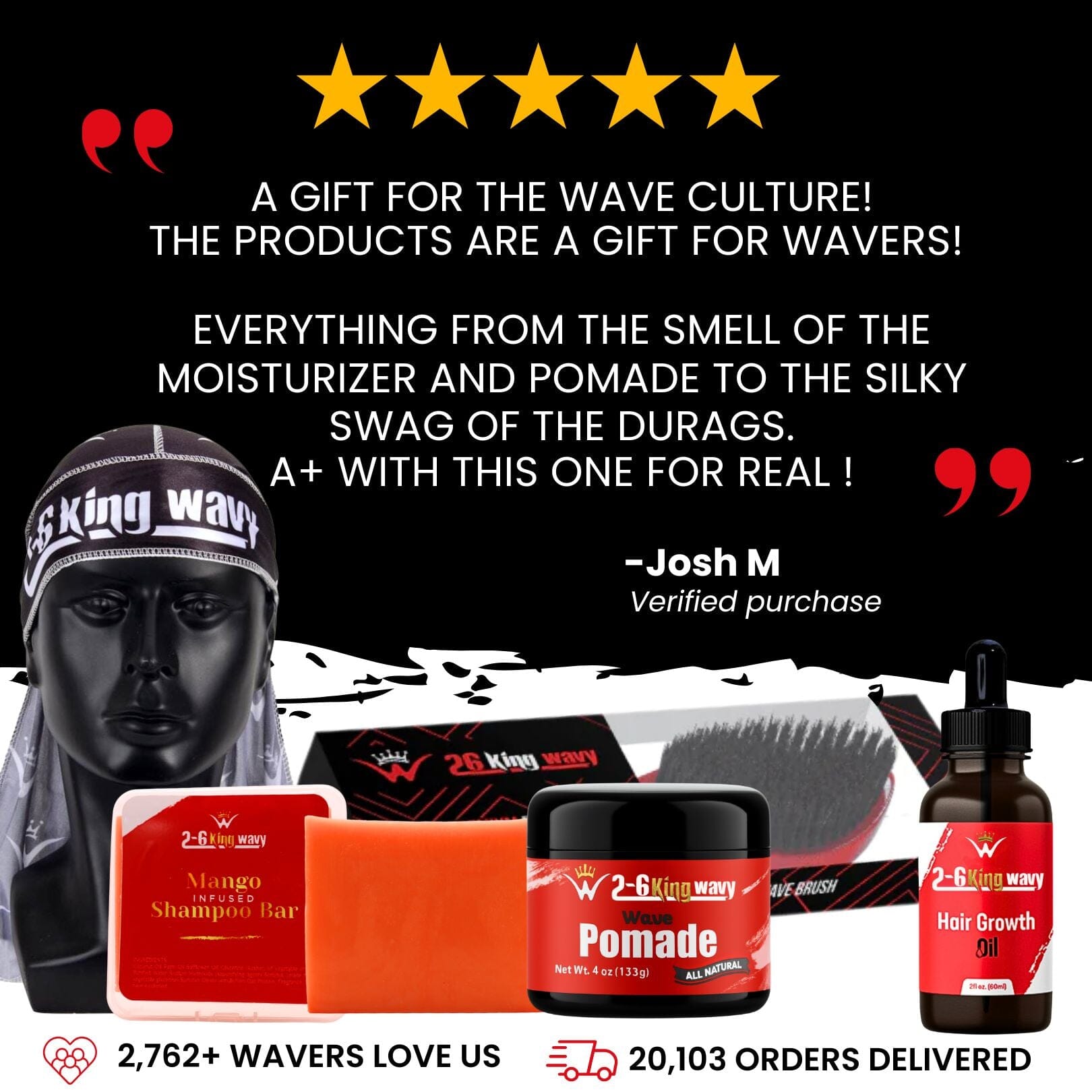 Get Deep Waves Bundle Kit - Premium Pack – 26 King Wavy Merch, LLC