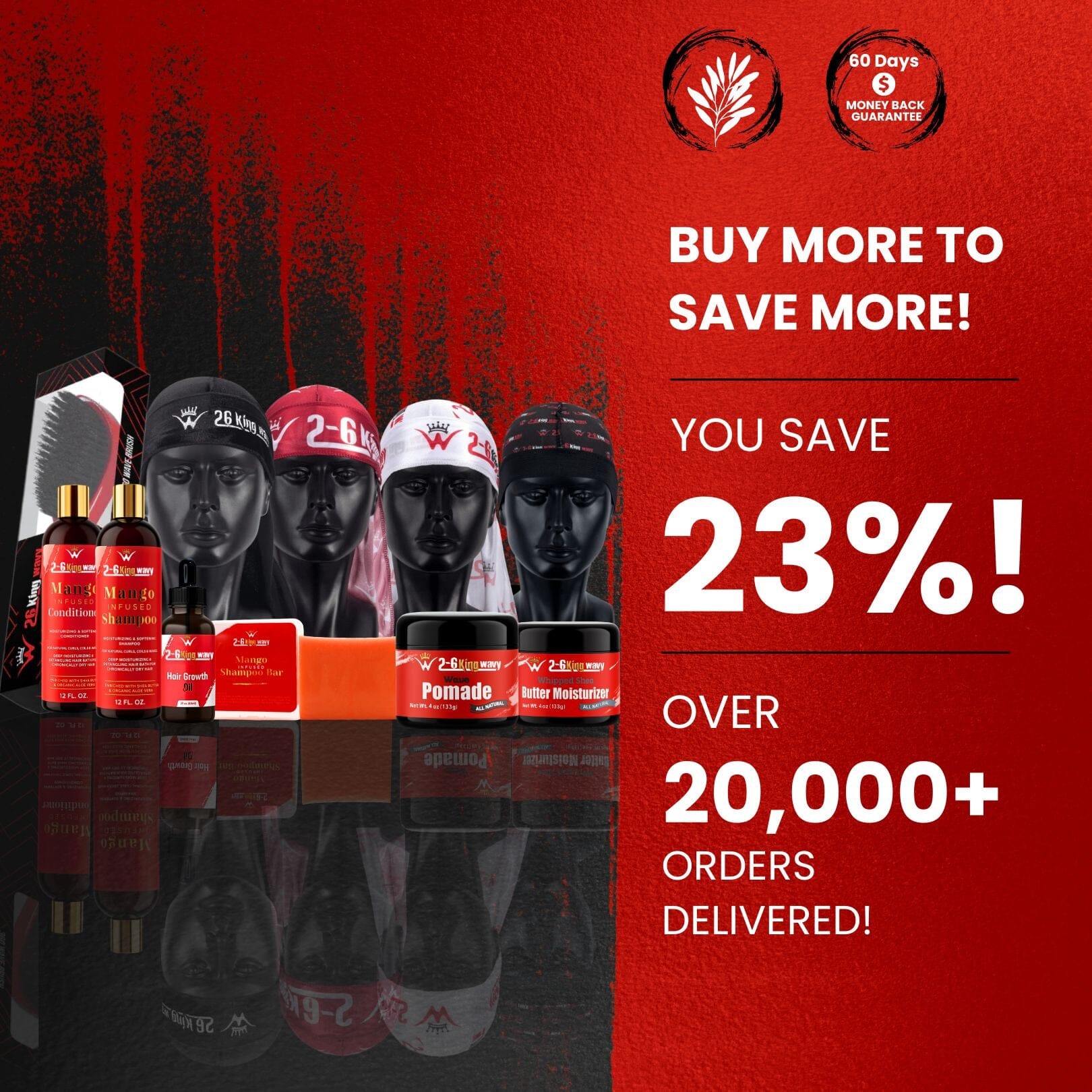 Ultimate 2-6 King Wavy Elite Pack Premium Quality Wave Natural Products 26 King Wavy Merch, LLC 