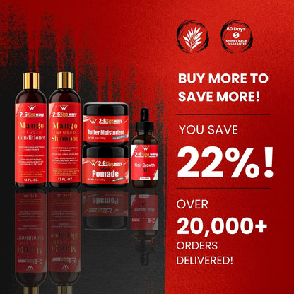 Junkie Pack - Natural Hair Care Essentials Wave Natural Products - Kit 26 King Wavy Merch, LLC 