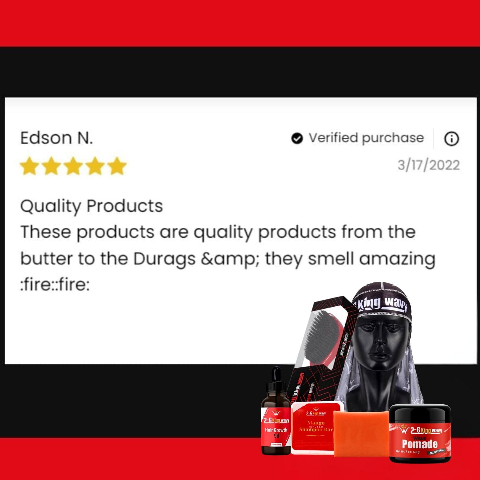 Get Deep Waves Bundle Kit - Premium Pack Wave Natural Products - Kit 26 King Wavy Merch, LLC 