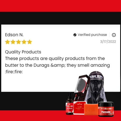 Get Deep Waves Bundle Kit - Premium Pack Wave Natural Products - Kit 26 King Wavy Merch, LLC 