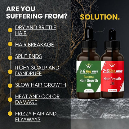 Hair Growth Oil 2oz Premium Quality Wave Natural Products 26 King Wavy Merch, LLC 
