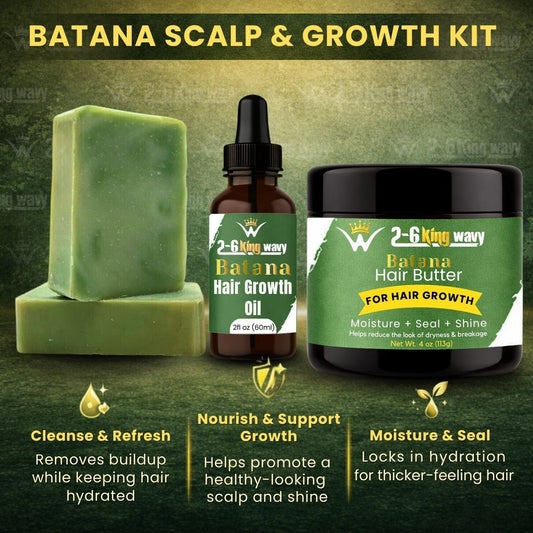 Batana Scalp & Growth Kit 26 King Wavy Merch, LLC 