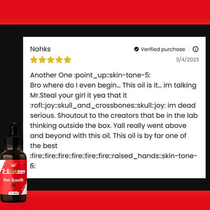 Hair Growth Oil 2oz Premium Quality Wave Natural Products 26 King Wavy Merch, LLC 