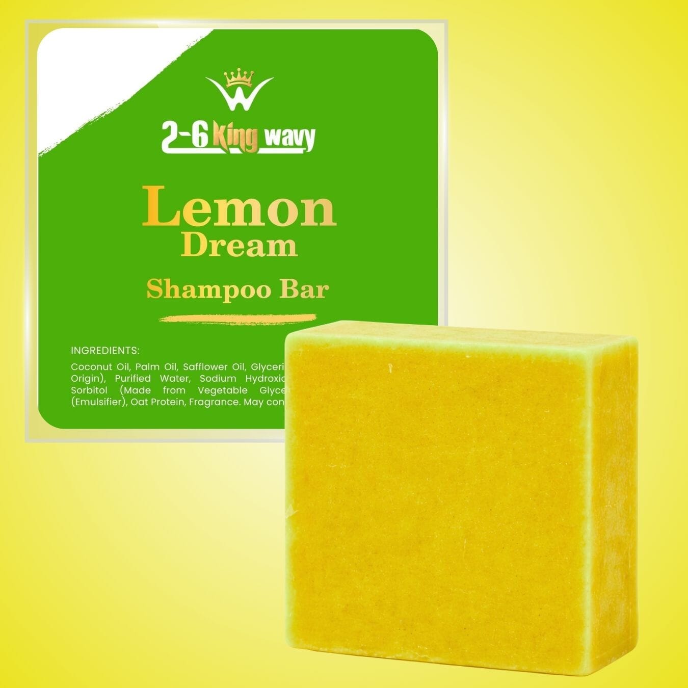 🔥PRE ORDER🔥 Lemon Dream Shampoo Bar Wave Natural Products 2-6 King Wavy Merch BUY 1 