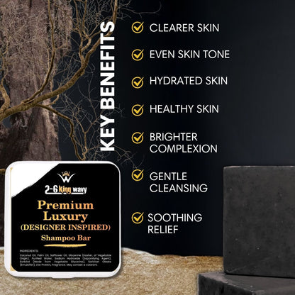 🔥PRE ORDER🔥 Premium Luxury Shampoo Bar Wave Natural Products 2-6 King Wavy Merch 