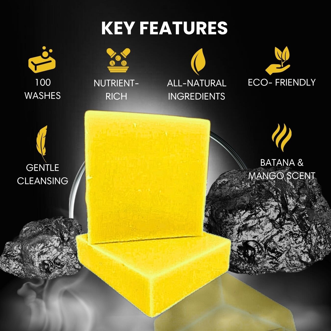 🔥PRE ORDER🔥 Lemon Dream Shampoo Bar Wave Natural Products 2-6 King Wavy Merch 