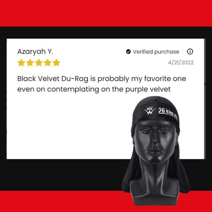 Velvet DuRag's Premium Quality [All Variants] Velvet DuRag 26 King Wavy Merch, LLC 