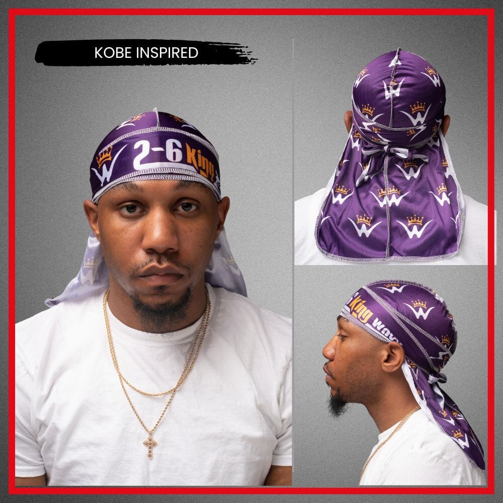 Silk Durag's Premium Quality [All Variants] Durag 26 King Wavy Merch, LLC Kobe Inspired 