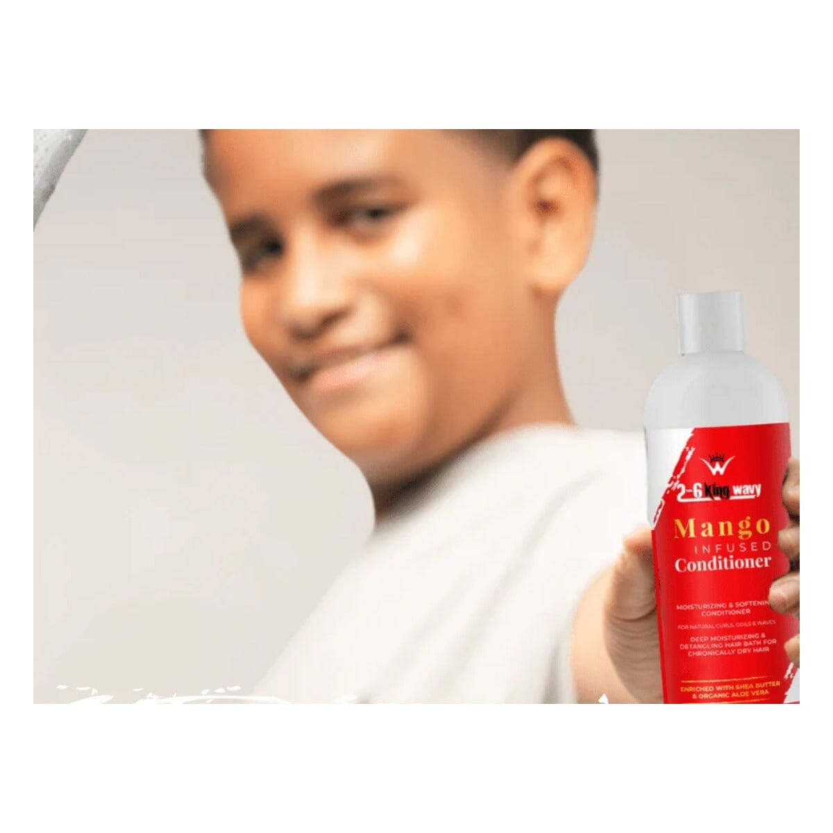 Mango Moisturizing Conditioner for Soft, Manageable Hair (Conditioner Bottle) Wave Natural Products 26 King Wavy Merch, LLC 