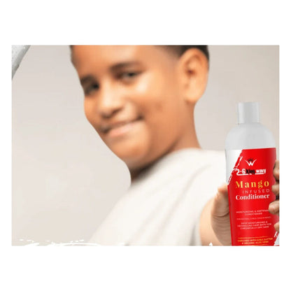 Mango Moisturizing Conditioner for Soft, Manageable Hair (Conditioner Bottle) Wave Natural Products 26 King Wavy Merch, LLC 