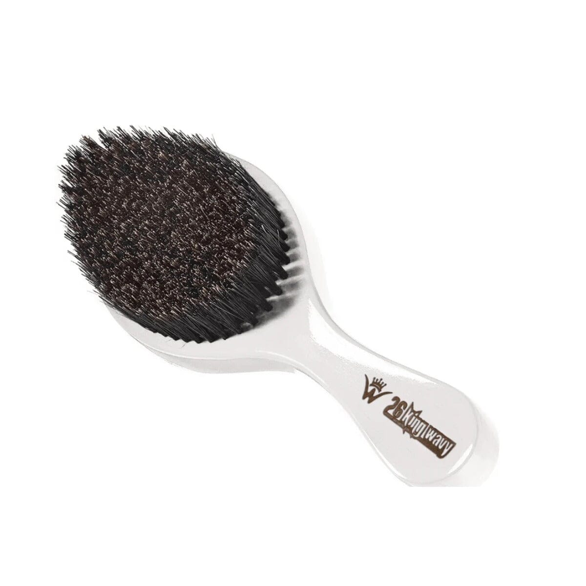 360 Wave Long Handle Curved Brush Long Handle Wave Brush 26 King Wavy Merch, LLC White Brush- Hard 