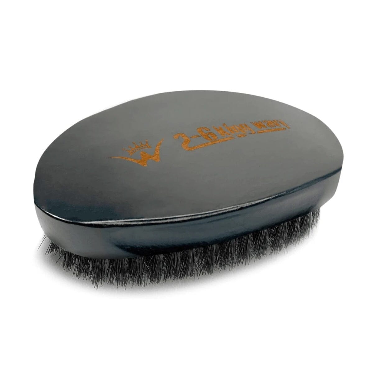 360 Wave Palm Brush for Daily Brushing 360 Palm Wave Brush 26 King Wavy Merch, LLC Black- Medium 