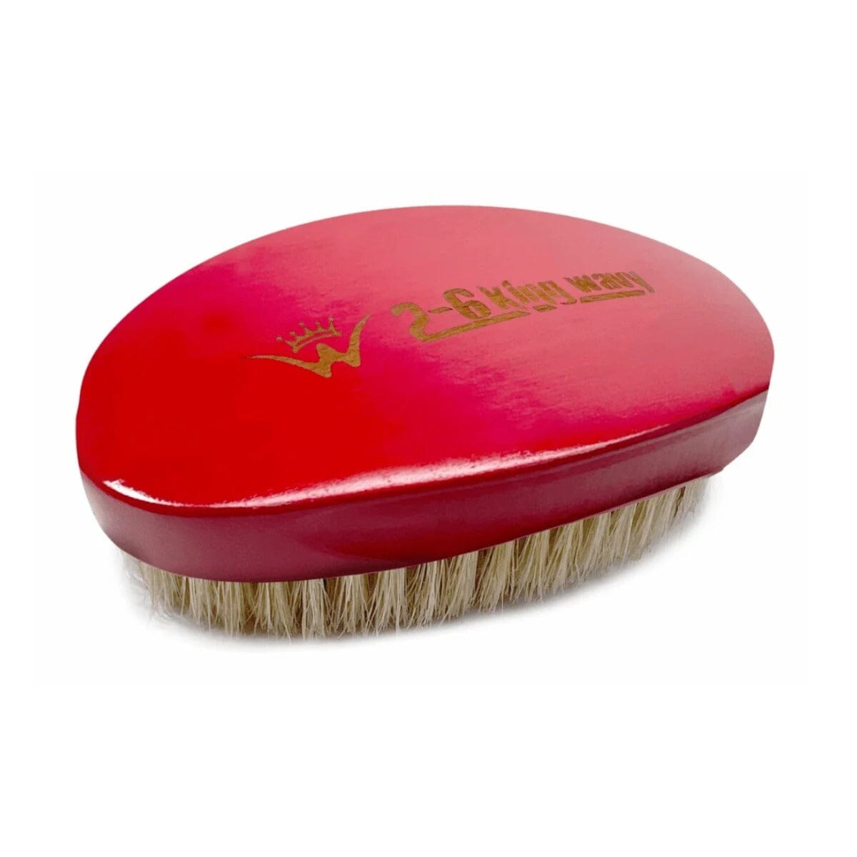 360 Wave Palm Brush for Daily Brushing 360 Palm Wave Brush 26 King Wavy Merch, LLC Red- Soft 