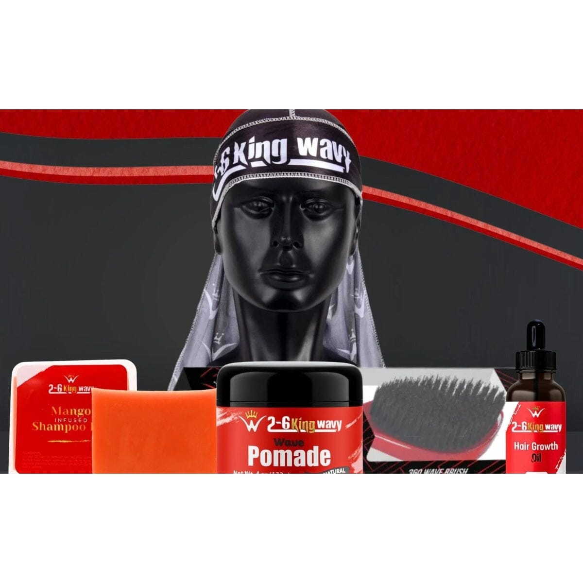 Deep 360 Waves Starter Bundle Wave Natural Products - Kit 26 King Wavy Merch, LLC 
