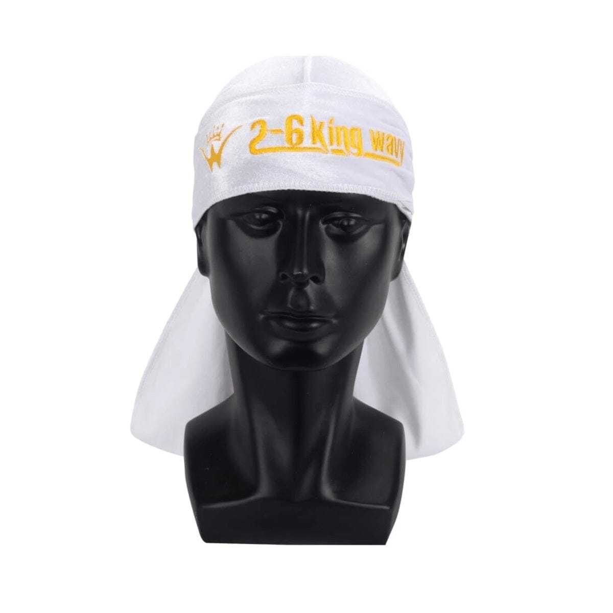 Premium Velvet DuRag for 360 Waves — All Colors Velvet DuRag 26 King Wavy Merch, LLC White 