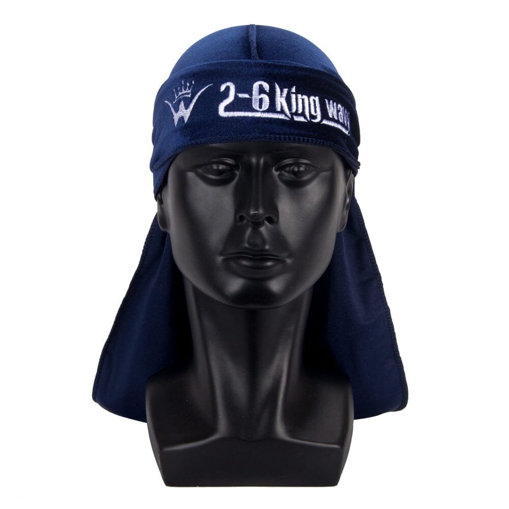 Velvet DuRag Navy Blue Premium Quality