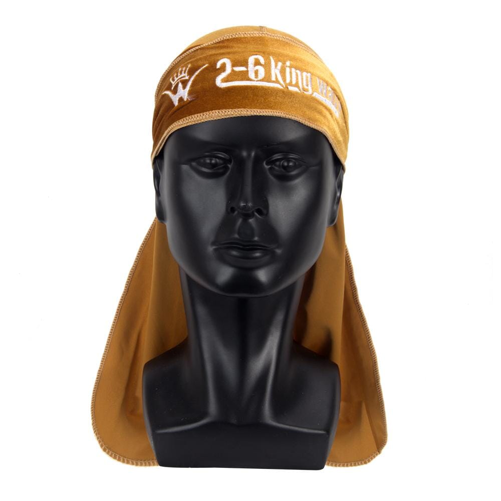 Velvet DuRag Gold Premium Quality Velvet DuRag 26 King Wavy Merch, LLC 