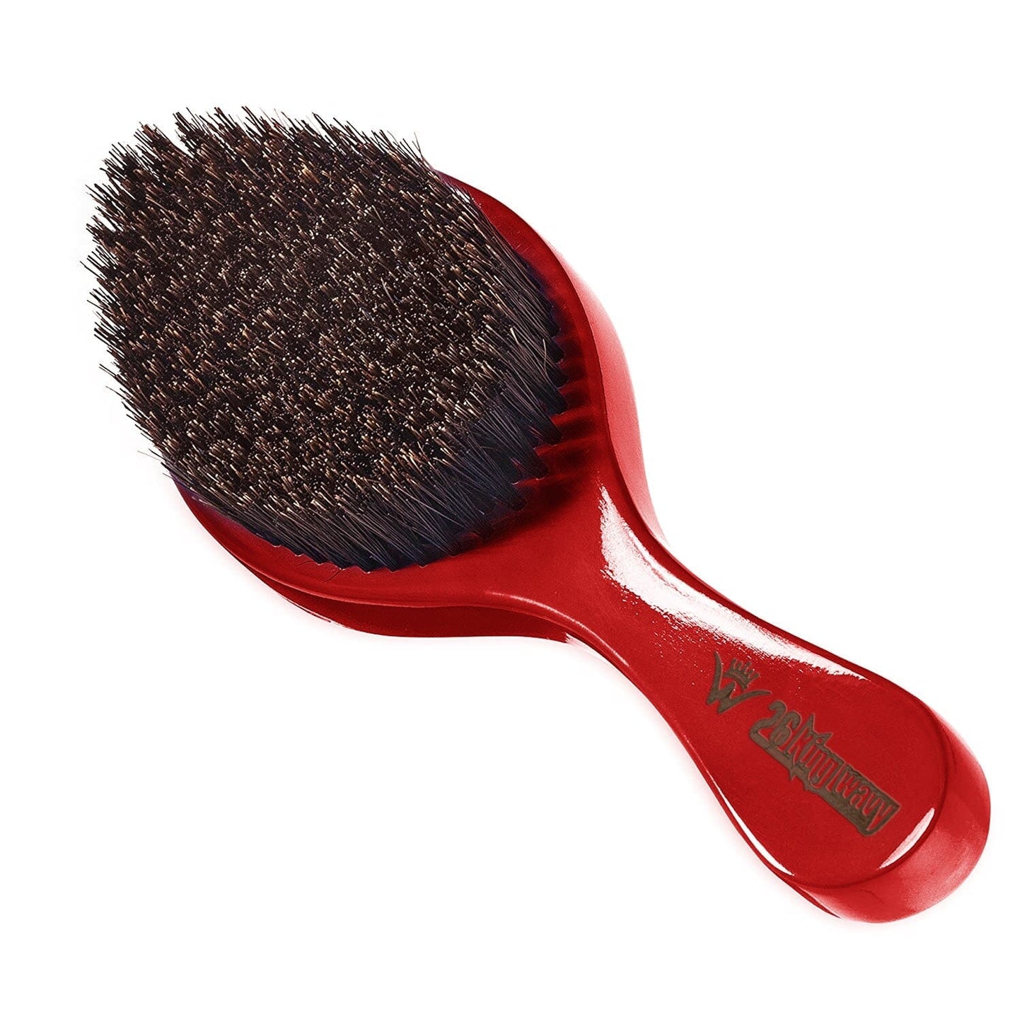 Long Handle Wave Brush Red (Medium) Premium Quality Long Handle Wave Brush 26 King Wavy Merch, LLC 