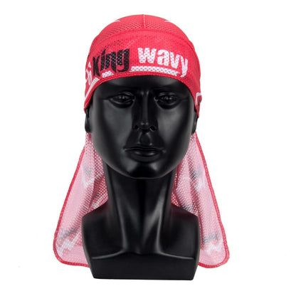 Mesh DuRag Red (Wash n Style) Premium Quality Mesh DuRag 26 King Wavy Merch, LLC 