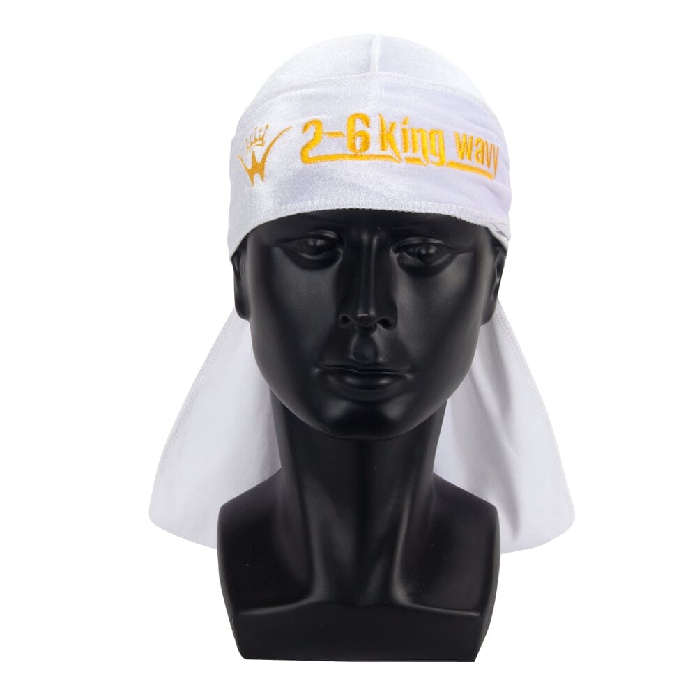 White 90's Crown Durag